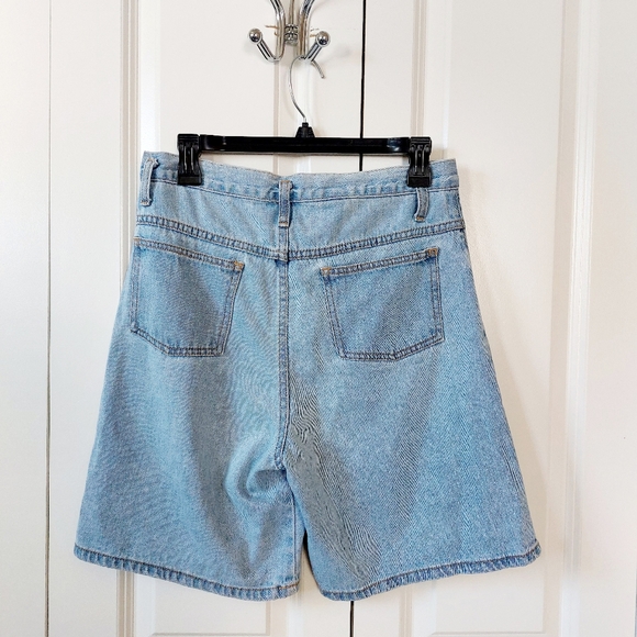 Y2k 90s Jerry Leigh Minnie Mouse Denim "Mom" Shorts size Medium Disney Vintage - Picture 3 of 11